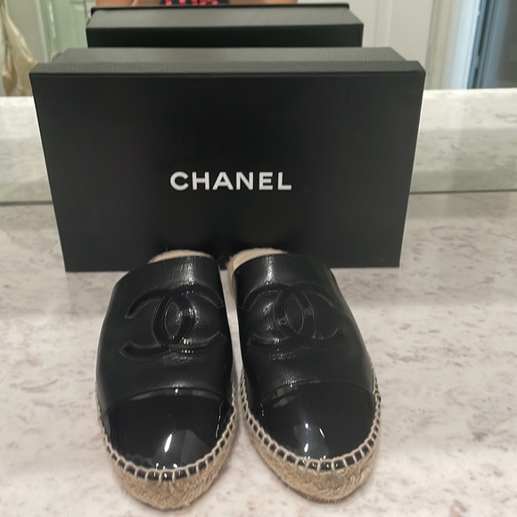Authentic Chanel espadrilles black - Picture 5 of 5